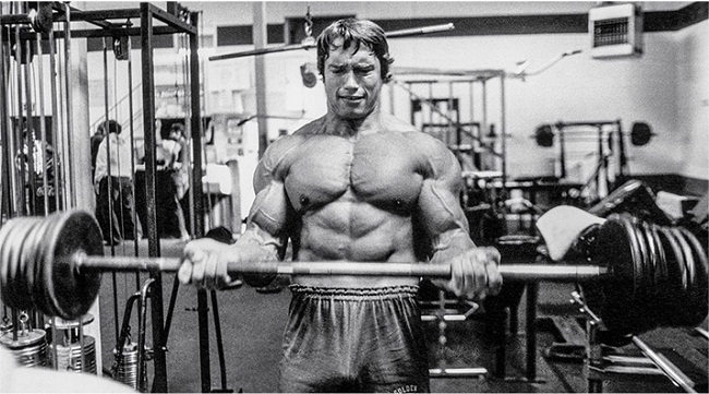 Arnold Schwarzenegger Bicep Curls