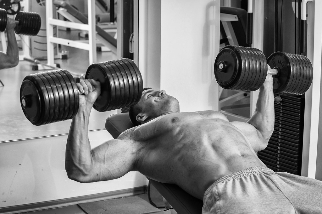 Heavy Incline Dumbbell Press