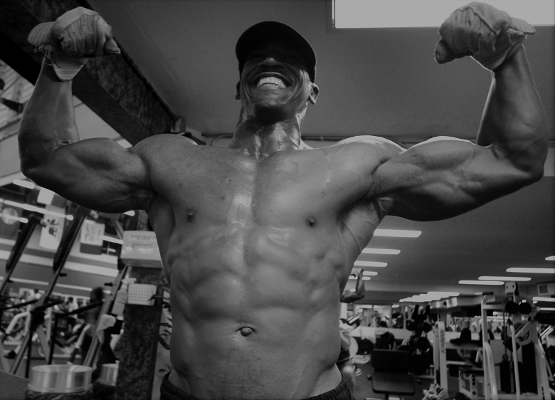 Shredded Bodybuilder Posing